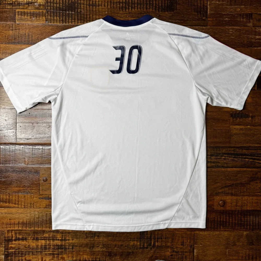 Adidas Real Salt Lake Xango Soccer‎ Jersey White Mens Large #30 Climalite MLS